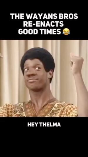 Marlon Wayans Instagram - A classic episode of WAYANS BROS paying homepage to GOOD TIMES. This show raised us