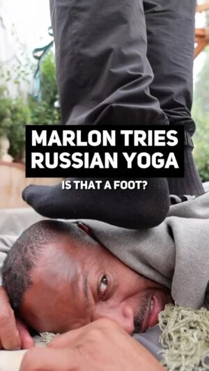 Marlon Wayans Instagram - When i tell you that i am on a fitness “JOURNEY”… i ain’t lying!!! Come with me on this journey to optimal physical, spiritual, mental, emotional health. Starting with this Russian n@*** foot in my face. 

Honestly, one of the best holistic experiences I’ve ever had.  Thank u @q24training and F@** you all at the same time.