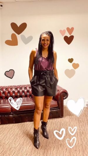 Marsha Thomason Instagram - Feeling myself in my new boots and matching shorts (YAS!!) Saturday night!!✨