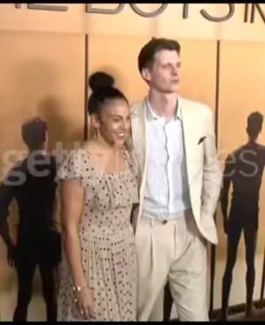Marsha Thomason Instagram - Great night celebrating my friend @joelphillimore and the rest of the remarkable cast of The Boys In The Boat directed by George Clooney. Also happy to get a red carpet wear out of this @laceandbeads_london dress that I love!