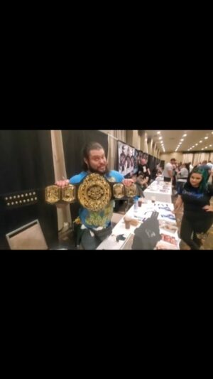Martin Casaus Instagram - There's so many giveaways and awesome wrestling content on @heelkevin1 Twitch stream its ridonkulous. We gave away the Lucha Underground titles and Gift of the God titles back in April. Go check out his twitch

Twitch.tv/heelkevin 

What was your favorite professional wrestling belt?

#MartinCasaus #McVenture
