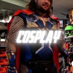 Martin Casaus Instagram - I thought the "No More Heroes" audition was a cosplay contest. Whats the last thing you dressed up as?? and why has it been so long?? Thanks @darkprime_collectables for letting me dress so sexy in your store 😈 #MartinCasaus #Martinsmovies Salt Lake City, Utah