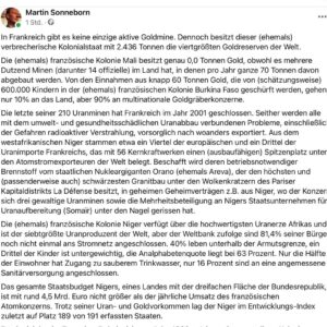 Martin Sonneborn Instagram - Der etwas andere Blick auf Niger...