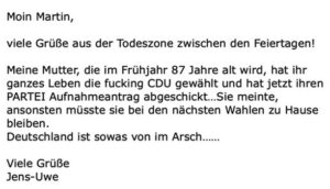 Martin Sonneborn Instagram - Zuschriften, die man (nicht) gern erhält (424)