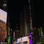 Martine Lunde Instagram - Endelig tilbake i favorittbyen🗽 Times Square, New York City