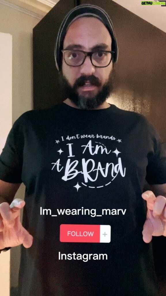 Marwan Younes Instagram - @im_wearing_marv 👈 Don’t buy brands… Make one ❤😎 get your MARV shirt now 👐 • • • • • #wearingmarv #stayMARVelous #tshirt #casual #marv #wear #shirt #casualstyle
