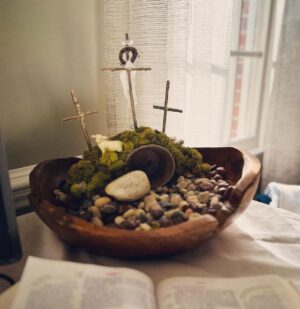 Mary Katharine Ham Instagram - “[T]hey found the stone rolled away from the tomb. Then they went in and did not find the body of the Lord Jesus. And it happened, as they were greatly perplexed about this, that behold, two men stood by them in shining garments. 

Then, as they were afraid and bowed their faces to the earth, they said to them, “Why do you seek the living among the dead? He is not here. He is risen! Remember how He spoke to you when He was still in Galilee, saying, ‘The Son of Man must be delivered into the hands of sinful men, and be crucified, and the third day rise again.’” Luke 24: 2-7