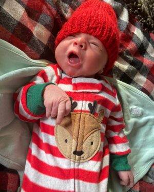 Mary Katharine Ham Instagram - One week home, one college football national championship ❤️🏈🖤, zero good pics of all 4 kids together. 🤷🏻‍♀️ Everyone is still hanging in there! Cal has met his grandparents and a whole zoo of cousins. He is a calm baby and a solid sleeper so far and his mother thanks him for it. 💙 Thanks to Steve and then my parents and now his parents helping us out, and my sweet Mama friends for sending food, all letting me hang out in bed with a newborn, read mysteries, and get rest!