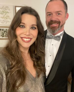 Mary Katharine Ham Instagram - Very pregnant but make it formal. 💅🏻💃🏻🎄 Always an honor to be at the  @travismanionfoundation Gala!