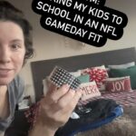 Mary Katharine Ham Instagram - Thank you to Stefon Diggs for the inspiration! My normal school drop-off look is much more Jason Kelce. Commentary from the girls: “YOU LOOK LIKE A MANIAC!” So much for their high-fashion instincts. I think they might have rather had either of those guys take them to school. Who next? #nfl #gameday #gamedayfit #gamedayfashion #closetcosplay #grwm #nflplayoffs #buffalobills
