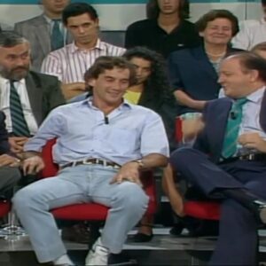 Massimo Boldi Instagram - Con il campione del mondo di Formula 1 AYRTON SENNA