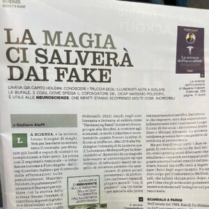 Massimo Polidoro Instagram - Magia, scienza e pseudoscienza: che cos’hanno in comune? Ne parlo nella bella intervista di #giulianoaluffi uscita oggi su @ilvenerdi de @larepubblica. Gli stessi temi di cui mi occuperò nel mio soggiorno ad #Harvard. Non poteva esserci miglior “buon viaggio”! Il James Randi con cui si apre l’articolo è stato realizzato con #Midjourney: molto simile, ma per fortuna ancora riconoscibile come #fake!  #jamesrandi #massimopolidoro #cicap #pieroangela #fakenews #bufale #scienza #divulgazione #paeudoscienza