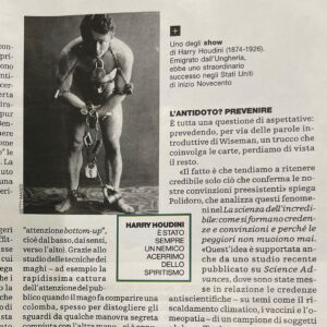 Massimo Polidoro Instagram - Magia, scienza e pseudoscienza: che cos’hanno in comune? Ne parlo nella bella intervista di #giulianoaluffi uscita oggi su @ilvenerdi de @larepubblica. Gli stessi temi di cui mi occuperò nel mio soggiorno ad #Harvard. Non poteva esserci miglior “buon viaggio”! Il James Randi con cui si apre l’articolo è stato realizzato con #Midjourney: molto simile, ma per fortuna ancora riconoscibile come #fake!  #jamesrandi #massimopolidoro #cicap #pieroangela #fakenews #bufale #scienza #divulgazione #paeudoscienza