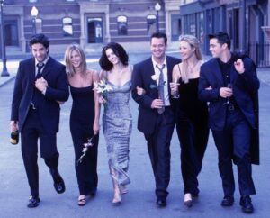 Matt LeBlanc Instagram - Celebrating a Thursday night 25 years ago. Seems like yesterday. Thanks to all the fans for watching. #friends #friends25 @lisakudrow @_schwim_ @courteneycoxofficial #jenniferaniston #matthewperry