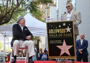 Matt LeBlanc Instagram - Big congratulations to @stacykeach for receiving his star on the walk of fame. Right in front of the bank too. Well done.