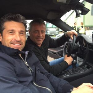Matt LeBlanc Instagram - Look who showed up at @topgear yesterday to drive the rally car. @patrickdempsey Good to see you buddy.