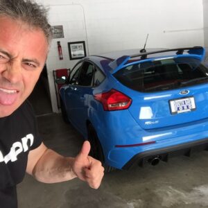 Matt LeBlanc Instagram - She's ready. License plate frame is good for 3 hp. @kblock43 @fordperformance @topgear @topgear_bbca
