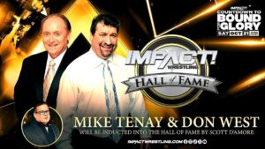 Matthew Rehwoldt Instagram - Last night #BoundForGlory was special for so many reasons but on a personal level - getting to not only watch the incredible duo of Mike Tenay and Don West get their place in the IMPACT Hall of Fame bit to finally get to meet Mike and speak with him for a bit was an absolute pleasure…I didn’t know enough sports to keep up with him and @tomhannifan but regardless his kind words and warmth will stay with me. I do not take lightly the opportunity to sit where him and the unforgettable Don West did for so many years. Thank you Mike and Don and cheers my friend 🙏

#TNA #BoundForGlory #impactwrestling