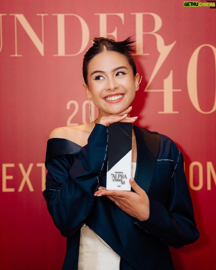 Maudy Ayunda Instagram - Honored and humbled to be included in this year’s the Alpha Under 40! Thank youu for the recognition @highendmagazine ❤️ I just hope to be able to keep creating positive ripples of impact through my work. Excited for what’s to come.