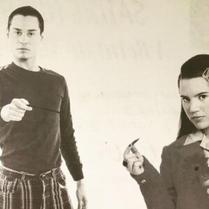 Maurício Branco Instagram - Eu e a atriz Natalia Lage na peça “ A Beira do Mar Aberto “ de Caio Fernando Abreu com direção de Gilberto Gawronski. São Paulo 1995 . Serie 30 anos de carreira . @natalialage78