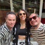 Maurício Branco Instagram - Eu , Paula Miler e Guilherme Scarpa no meu niver . @paulamiller @guilhermescarpa Gávea, Rio De Janeiro, Brazil