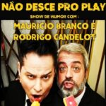 Maurício Branco Instagram - 10 ingressos gratuitos para assistirem o ultimo dia de " Não sabe dublar , Não desce pro Play " Hoje sexta feira as 21:30 no Cine Teatro Barra Point . Só mandar um direct . Os 10 primeiros ganham !!! #teatro #comedia #ator #mauríciobranco