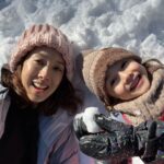 Maurissa Tancharoen Instagram - This post has nothing to do with the horror show of the past week/year/four years. These are just photos of our family playing in the snow.