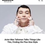 Max Talisman Instagram - @chubstr interview ✨💫 Had the best time chatting with Chubstr! We got to chat about @thingslikethismovie, the industry today for plus sized people, my love life, my fashion, and my favorite plus sized brands like @robertgrahamnyc and @johnnybiggusa! Check it out! ❤️ Cover Photo by @alexstonephoto Styling by @styledbyambika Makeup and Grooming by @missarlenethequeen Hollywood, California