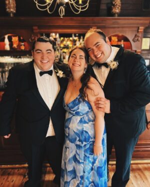 Max Talisman Instagram - You come to me on this, the day of my sister’s wedding
✨❤️💫
The adventure of a lifetime, truly! So overjoyed to have shared in the party of the year, the wedding of my sister (@litaofthepack_ ) and my new brother-in-law (@sunburntpickle). I have never seen a couple more perfectly suited for each other! You are two of the best people I have ever known, and I can’t wait to spend a lifetime with both of you in our family! Love you two so much! 

Swipe for a surprise 🎶