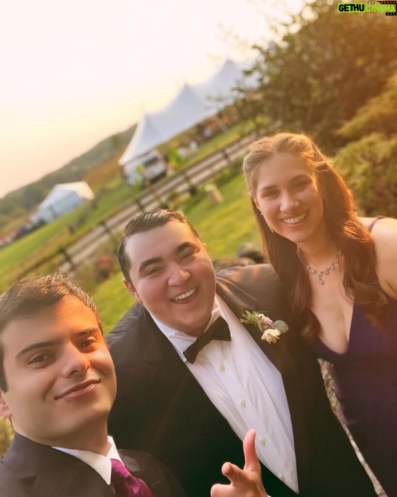 Max Talisman Instagram - You come to me on this, the day of my sister’s wedding ✨❤️💫 The adventure of a lifetime, truly! So overjoyed to have shared in the party of the year, the wedding of my sister (@litaofthepack_ ) and my new brother-in-law (@sunburntpickle). I have never seen a couple more perfectly suited for each other! You are two of the best people I have ever known, and I can’t wait to spend a lifetime with both of you in our family! Love you two so much! Swipe for a surprise 🎶 Goodstone Inn & Restaurant