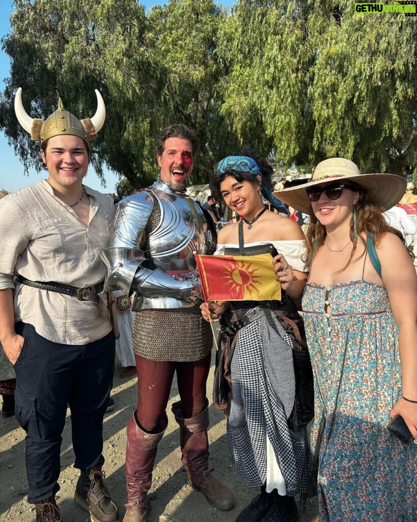 Maxwell Acee Donovan Instagram - Haven’t posted in a while so here’s some bday weekend pics (mostly the ren faire🦾) Thank you for all the birthday love!🫶 Also Ser Larrison is the best and I’m so glad he won Los Angeles, California