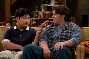 Maxwell Acee Donovan Instagram - So glad y’all have finally gotten to meet Nate 😎 #that90sshow @netflix