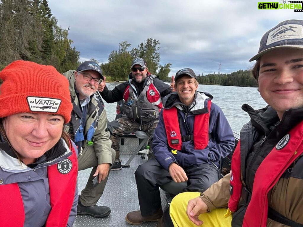Maxwell Acee Donovan Instagram - Had such an amazing trip to Alaska on behalf of @naturesnegotiators !! Got to catch up with Gary Hollier, who you’ll remember was trying out new nets this season to reduce bycatch - and it seems to be working!! Then, we got to attend and sponsor the INCREDIBLE Kenai River Sportfishing Association’s (KRSA) Annual Classic and round table! Met so many incredible people doing great things to better the planet 🙌❤️ also, swipe to the end to see the mayor of Talkeetna