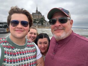 Maxwell Acee Donovan Instagram - Scotland and France as told by the only pictures I got of my family (I have over 1000 landscape pics) 

#scotland #france