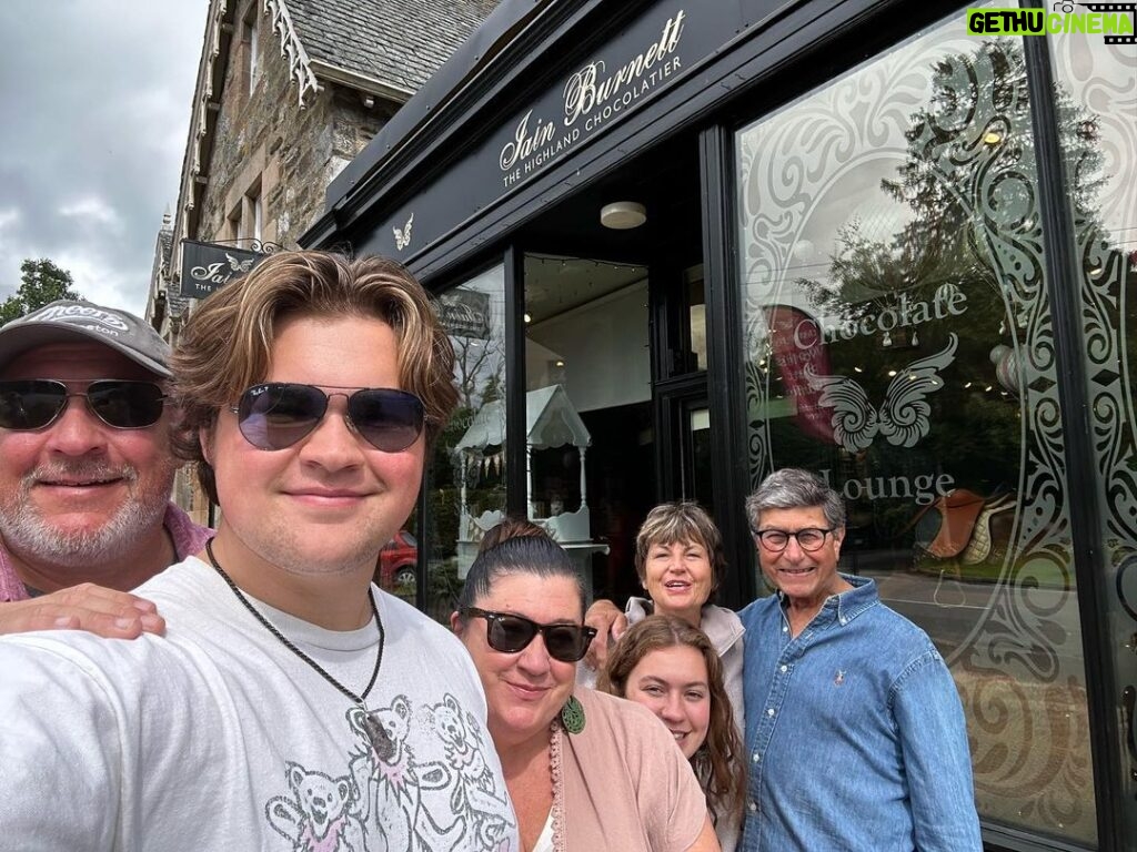 Maxwell Acee Donovan Instagram - Scotland and France as told by the only pictures I got of my family (I have over 1000 landscape pics) #scotland #france