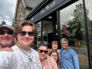 Maxwell Acee Donovan Instagram - Scotland and France as told by the only pictures I got of my family (I have over 1000 landscape pics) 

#scotland #france