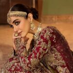 Maya Ali Instagram - Surkh…🌹 Coming Soon! Styling: @sararohaleasghar Photography: @azeemsaniofficial Makeup: @ayanamir.thestylist Jewellery: @farhatalijewellers Art Direction: @saadamjed16 #SRA #SaraRohaleAsghar #pakistanicouture #weddings #Bridals2024 #SurkhCollection #comingsoon #weddingwear
