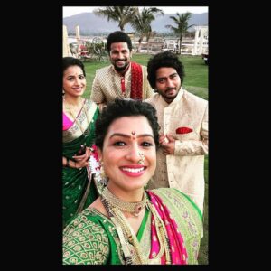 Mayuri Wagh Instagram - Colourful…❣️
.
.
.
#ashirwadtuzaekveeraaai #photodump #latepost #wedding #tanishiva #reelcouple #shoot #memories #actorslife #sonymarathi #mayuriwagh #marathiactress