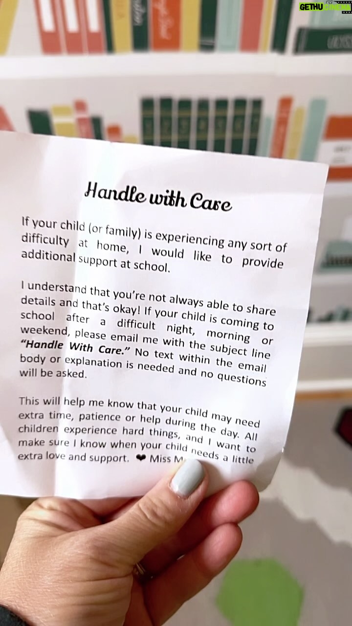 Meaghan B. Murphy Instagram - I wish we all came with a “Handle with Care” button. I see you if today is hard. 🧡 🤗 #handlewithcare #kindness #tlc #kinder #kindness #gentle Handle With Care