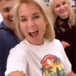 Meaghan B. Murphy Instagram - The only 2 people I’ve been with longer than my hubs are my colorist + hairdresser 💇‍♂️ Here’s to 18 more years @arsengurgovsalon + @erikahi1213 🧡⚡️ #blonde #highlights #freshblonde #bestblonde #blondespecialist #blondesofinstagram #besthaircuts #nychairstylist NYC, NY