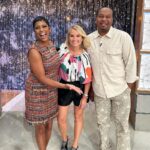 Meaghan B. Murphy Instagram - I should write a caption... 📸 #1: Post-show glow! 🤩 Tamron said my outfit was VMA-worthy. YAY! I told her I was an MTV host in the 90s. Woot! Roy was a good sport with really fun pants. I'm going to help him shop for new dishes. P.S. 🛍️ Use code MEAGHAN15 to save 15% at @crosbybymollieburch 📸 #2: Me aggressively fan-girlling over Cedric the Entertainer. I look like I bite. 🧛🏻‍♂️ LOL 📸 #3: Attempting a Cedric selfie with my short arms. 📸 #4: Success! 📸 #5: Hanging with Saint who totally humored me when I said, "I'm not cool. Can you just tell me why you're amazing so my kids don't call me lame when they see you on the show and realize I didn't get a pic?!" By the way, turns out he's an INCREDIBLE singer. 🎤👩‍🎤His magical voice sneaks unexpectedly out of his body and gives you shivers. 📸 #5: Reunited with producer extraordinaire @marcandrewlupo 🙌🏽 📸#6 My own dressing room 🎤 ⬇️😊 #tamronhall #cedric #tv #ootd #mtv #tamronhallshow Tamron Hall Show