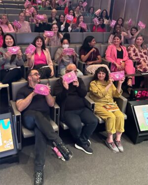 Meaghan B. Murphy Instagram - "Hey, Pop! I'm making you proud...😇🙏🏼

I did something scary and gave a talk about "The Brilliance of Resilience" in honor of Breast Cancer Awareness 💗 Month for 100+ of my Hearst colleagues—REALLY smart magazine editors + executives who I admire. I talked about you and about mom (shh...there's a no-makeup hospital pic of her in my slide presentation) and then I talked about how 5 key 🔑 strategies help me get through hard things more easily. 

I outlined coping tricks like finding a resilient role model; learning to attach positive value to a tough situation; leaning into laughter—we don't lose our funny bone when times are tough; sharing our stories (even if that means TMI to a Target cashier!!!) and more. 

I got laughs and lots of head nods...and not just because I loaded them up with swag—BCRF belt bags from @lillypulitzer —and filled their bellies with (-)(-) macarons from @danasbakery 

Turns out the pre-talk butterflies 🦋 were just a reminder of how much I care. I vowed to honor your legacy by always making my mess my message in the hopes of connecting with and helping others. That's what I'm doing, Pop. 

Thank you to @hearstmagazines @hearst_sparkwomen and @thefitchgroup for giving me the stage; to @janeseymourfrancisco for the intro + always cheering me on; to @daphneyoureephotography for the pics and Team WD for being my YAY in the front row.

#breastcancerawareness #hearstmagazines #resilience #publicspeaking