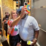 Meaghan B. Murphy Instagram - I should write a caption... 📸 #1: Post-show glow! 🤩 Tamron said my outfit was VMA-worthy. YAY! I told her I was an MTV host in the 90s. Woot! Roy was a good sport with really fun pants. I'm going to help him shop for new dishes. P.S. 🛍️ Use code MEAGHAN15 to save 15% at @crosbybymollieburch 📸 #2: Me aggressively fan-girlling over Cedric the Entertainer. I look like I bite. 🧛🏻‍♂️ LOL 📸 #3: Attempting a Cedric selfie with my short arms. 📸 #4: Success! 📸 #5: Hanging with Saint who totally humored me when I said, "I'm not cool. Can you just tell me why you're amazing so my kids don't call me lame when they see you on the show and realize I didn't get a pic?!" By the way, turns out he's an INCREDIBLE singer. 🎤👩‍🎤His magical voice sneaks unexpectedly out of his body and gives you shivers. 📸 #5: Reunited with producer extraordinaire @marcandrewlupo 🙌🏽 📸#6 My own dressing room 🎤 ⬇️😊 #tamronhall #cedric #tv #ootd #mtv #tamronhallshow Tamron Hall Show