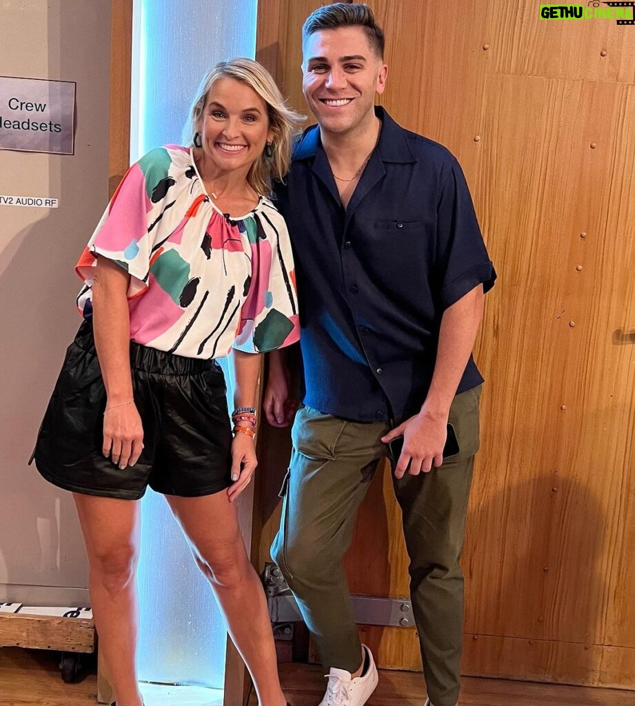 Meaghan B. Murphy Instagram - I should write a caption... 📸 #1: Post-show glow! 🤩 Tamron said my outfit was VMA-worthy. YAY! I told her I was an MTV host in the 90s. Woot! Roy was a good sport with really fun pants. I'm going to help him shop for new dishes. P.S. 🛍️ Use code MEAGHAN15 to save 15% at @crosbybymollieburch 📸 #2: Me aggressively fan-girlling over Cedric the Entertainer. I look like I bite. 🧛🏻‍♂️ LOL 📸 #3: Attempting a Cedric selfie with my short arms. 📸 #4: Success! 📸 #5: Hanging with Saint who totally humored me when I said, "I'm not cool. Can you just tell me why you're amazing so my kids don't call me lame when they see you on the show and realize I didn't get a pic?!" By the way, turns out he's an INCREDIBLE singer. 🎤👩‍🎤His magical voice sneaks unexpectedly out of his body and gives you shivers. 📸 #5: Reunited with producer extraordinaire @marcandrewlupo 🙌🏽 📸#6 My own dressing room 🎤 ⬇️😊 #tamronhall #cedric #tv #ootd #mtv #tamronhallshow Tamron Hall Show