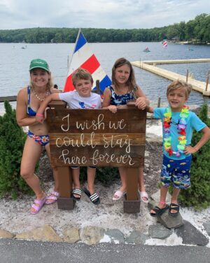Meaghan B. Murphy Instagram - This is YOUR sign to plan a family vacation!

Traditions aren't just the things we do, they're a special kind of glue that sticks us together. And @woodloch you're stuck with Team Murphy. After our 8th trip (SWIPE!) to what is basically epic summer camp for families, we can't imagine a world without crumb cake, dock jumps, horse races, gold medals...and these photos. 

#grateful #familyovereverything #familytradition #familytraditions #woodloch #woodlochpines #mywoodlochstory #poconos #poconomountains #lakelife