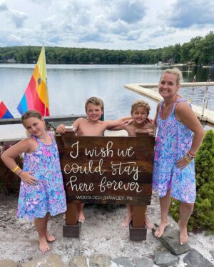 Meaghan B. Murphy Instagram - This is YOUR sign to plan a family vacation!

Traditions aren't just the things we do, they're a special kind of glue that sticks us together. And @woodloch you're stuck with Team Murphy. After our 8th trip (SWIPE!) to what is basically epic summer camp for families, we can't imagine a world without crumb cake, dock jumps, horse races, gold medals...and these photos. 

#grateful #familyovereverything #familytradition #familytraditions #woodloch #woodlochpines #mywoodlochstory #poconos #poconomountains #lakelife