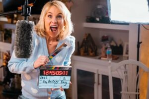 Meaghan B. Murphy Instagram - YAY! 🎬 I’m the host of a new reality show 📺 called My Perfect Day. I GET to play fairy 🧚‍♀️ godmother + surprise deserving people with the ultimate YAY day! 

We’re shooting 📹Season 1 in Kansas City. If you know someone who deserves the royal treatment, click the link in my bio to nominate them.

Big 💙 to @lillypulitzer for the perfect #KC sweater 🫶🏻
Glam by the amazing💄 @cristyguy (She works with Kelce & Mahomes!!!)
Capturing the magic 🪄📸 = @sharonmariewright 

The show will stream Summer 2024 on @verylocal & @hearsttv stations. Follow along so you don’t miss an episode! 

#newshow #kansas #kansascity #kansascitykansas #kansascitymissouri #realitytv #hearst
