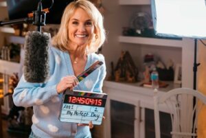 Meaghan B. Murphy Instagram - YAY! 🎬 I’m the host of a new reality show 📺 called My Perfect Day. I GET to play fairy 🧚‍♀️ godmother + surprise deserving people with the ultimate YAY day! 

We’re shooting 📹Season 1 in Kansas City. If you know someone who deserves the royal treatment, click the link in my bio to nominate them.

Big 💙 to @lillypulitzer for the perfect #KC sweater 🫶🏻
Glam by the amazing💄 @cristyguy (She works with Kelce & Mahomes!!!)
Capturing the magic 🪄📸 = @sharonmariewright 

The show will stream Summer 2024 on @verylocal & @hearsttv stations. Follow along so you don’t miss an episode! 

#newshow #kansas #kansascity #kansascitykansas #kansascitymissouri #realitytv #hearst