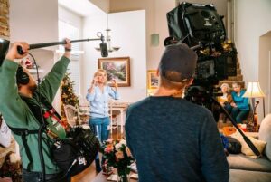 Meaghan B. Murphy Instagram - YAY! 🎬 I’m the host of a new reality show 📺 called My Perfect Day. I GET to play fairy 🧚‍♀️ godmother + surprise deserving people with the ultimate YAY day! 

We’re shooting 📹Season 1 in Kansas City. If you know someone who deserves the royal treatment, click the link in my bio to nominate them.

Big 💙 to @lillypulitzer for the perfect #KC sweater 🫶🏻
Glam by the amazing💄 @cristyguy (She works with Kelce & Mahomes!!!)
Capturing the magic 🪄📸 = @sharonmariewright 

The show will stream Summer 2024 on @verylocal & @hearsttv stations. Follow along so you don’t miss an episode! 

#newshow #kansas #kansascity #kansascitykansas #kansascitymissouri #realitytv #hearst