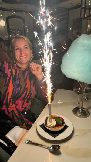 Meaghan B. Murphy Instagram - This is 48! 🥳🙏🏼⚡️

Thank you for the reco @newjerseyfamily Dinner was lit at @orchardparkbydavidburke The perfect overnight escape at @chateaugrandehotel because today we’ll be on lacrosse fields 👻

#birthdaygirl #birthdaydinner #newjersey #davidburke